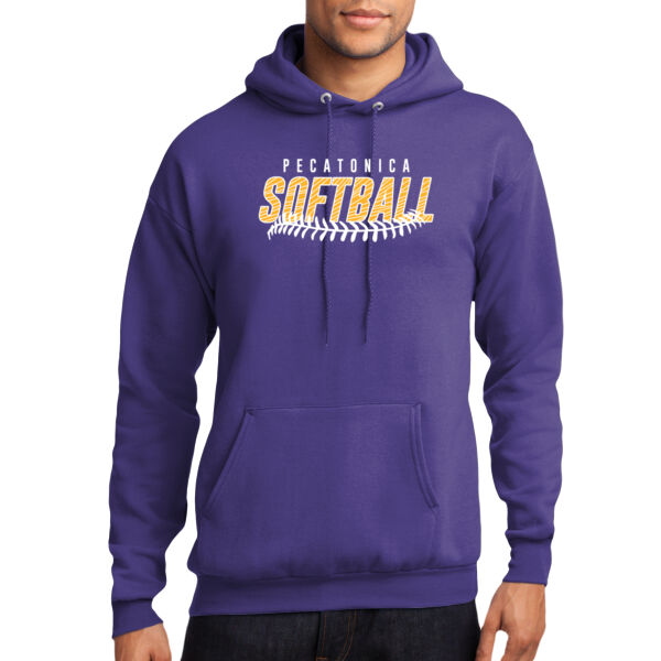 Pecatonica Fall Softball 2026 Logo 2 - Core Fleece Pullover Hooded Sweatshirt Thumbnail