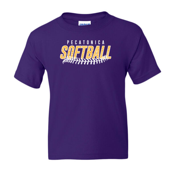 Pecatonica Fall Softball 2026 Logo 2 - DryBlend® Youth T-Shirt Thumbnail