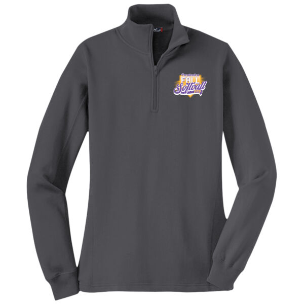 Pecatonica Fall Softball 2026 Logo 1 - Women's 1/4 Zip Sweatshirt Thumbnail