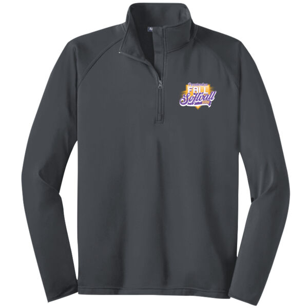 Pecatonica Fall Softball 2026 Logo 1 - Tall Sport Wick ® Stretch 1/4 Zip Pullover Thumbnail