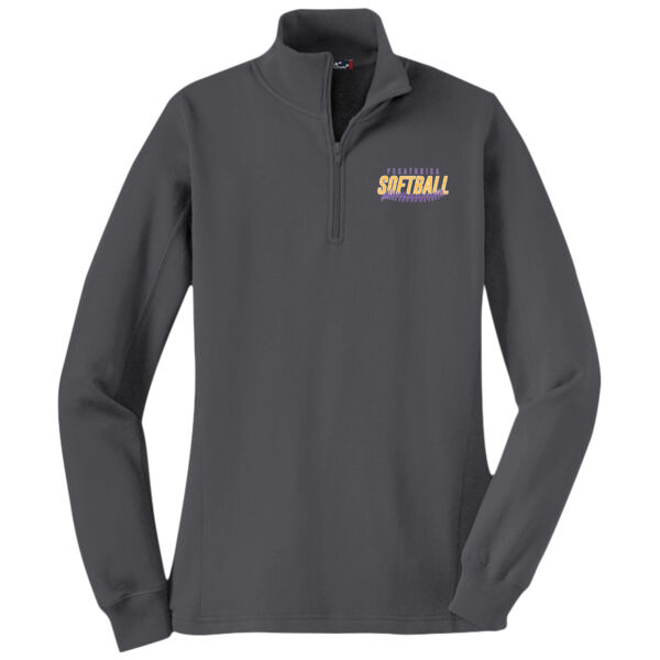 Pecatonica Fall Softball 2026 Logo 2 - Women's 1/4 Zip Sweatshirt Thumbnail