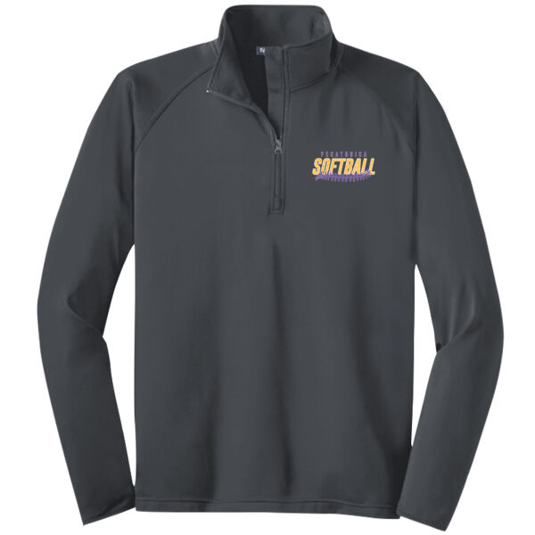 Pecatonica Fall Softball 2026 Logo 2 - Tall Sport Wick ® Stretch 1/4 Zip Pullover Thumbnail