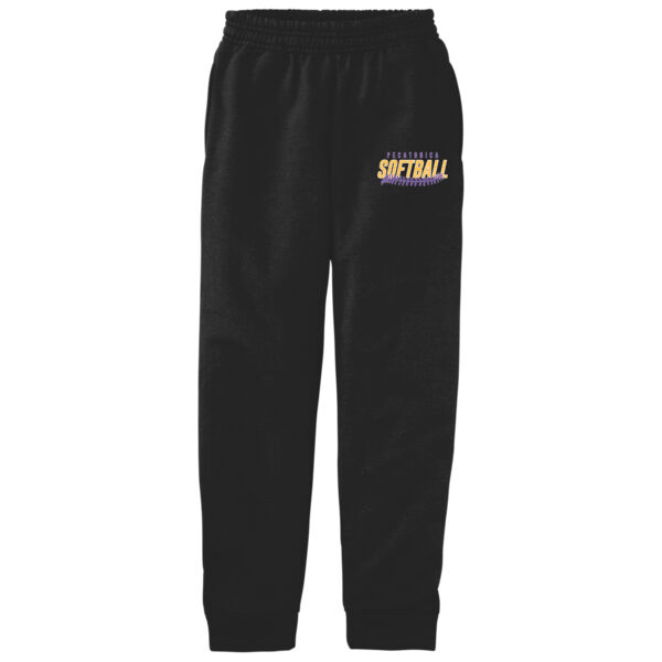 Pecatonica Fall Softball 2026 Logo 2 - Youth Core Fleece Jogger Thumbnail